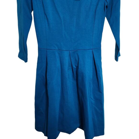 Banana Republic Viscose Blend Teal Dress, NWT, Size 0 - Picture 3 of 6